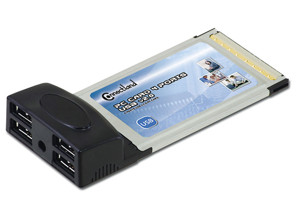 PC CARD 4 PORTS USB V2.0